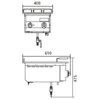 Cocedor de Pasta Eléctrico Elemento Modular - ECPE-40 - Imagen 2