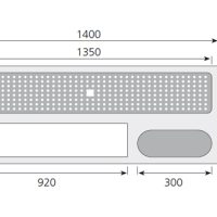 Fregadero con Mesa para la preparación de Verduras, Carnes y Pescado (encimera) - MPC-147 - Imagen 2