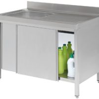 Fregadero Soldado con Puertas Gama 600 y 700 - FCP-127/11-D
