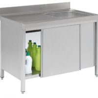 Fregadero Soldado con Puertas Gama 600 y 700 - FCP-127/11-I