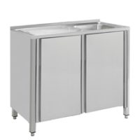 Fregadero Soldado con Puertas Gama 500 - FCP-105/11-I