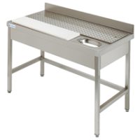 Fregadero con Mesa para la preparación de Verduras, Carnes y Pescado (mesa) - MPCM-147