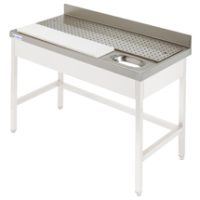 Fregadero con Mesa para la preparación de Verduras, Carnes y Pescado (encimera) - MPC-147