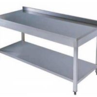 Mesa de Trabajo en Acero Inoxidable Desmontable - Línea Complet - TA718D para Mural