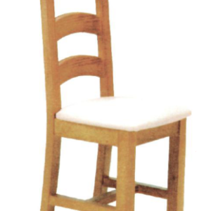 Silla Madera Hostelería Tapizada Lacada Ref 445