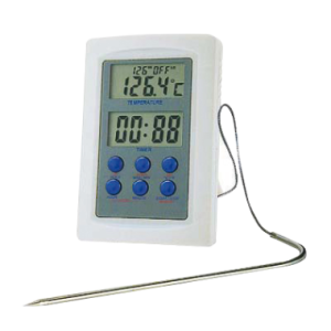 Termómetro digital con sonda para horno