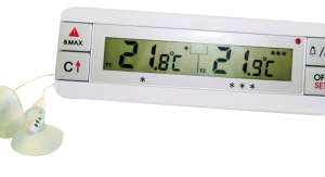 Termómetro digital con doble sonda para frigorífico-congelador