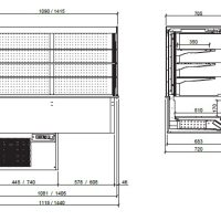 Vitrina Cúbica Refrigerada para Mural - VCRM-CV-CT-311 - Imagen 2